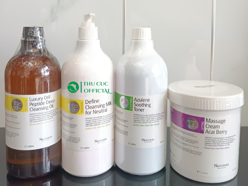 Bộ sản phẩm Skindom chuyên dùng cho Spa