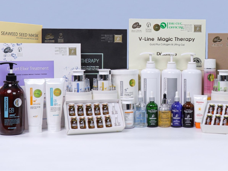 Sản phẩm chăm sóc da đầy đủ Desembre