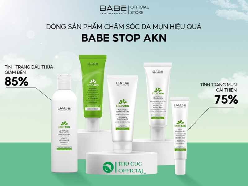 Sản phẩm chăm sóc da mụn babe