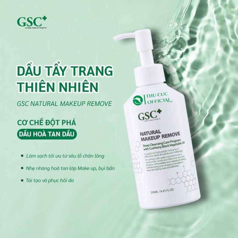 Công dụng của dầu tẩy trang GSC+