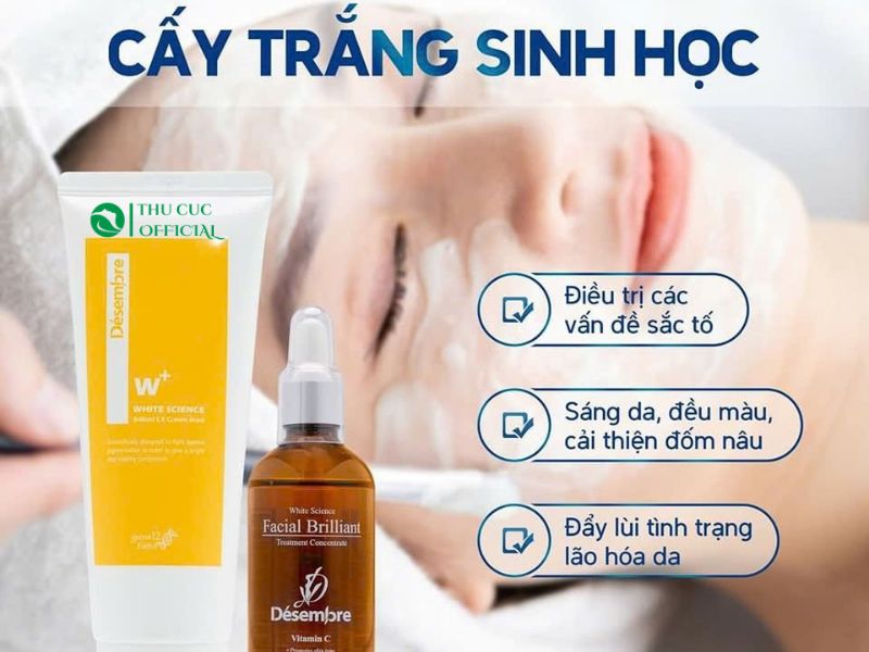 dịch vụ Cấy trắng sinh học thu hút khách cuối năm cho Spa