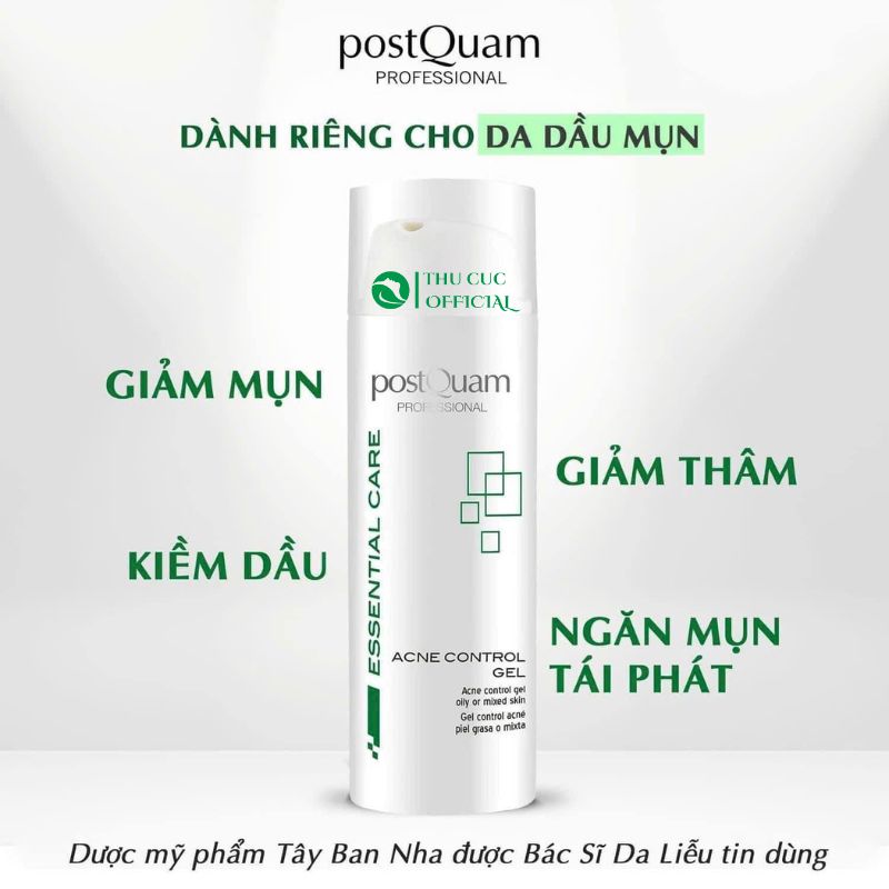 Công dụng của PostQuam Acne Control Gel Q12
