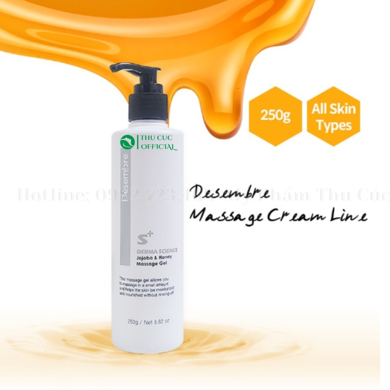Desembre Jojoba & Honey Massage Gel 250g