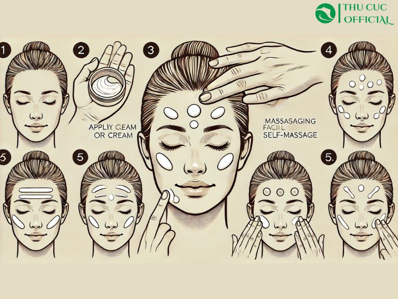 Hướng dẫn massage mặt nâng cơ tại nhà