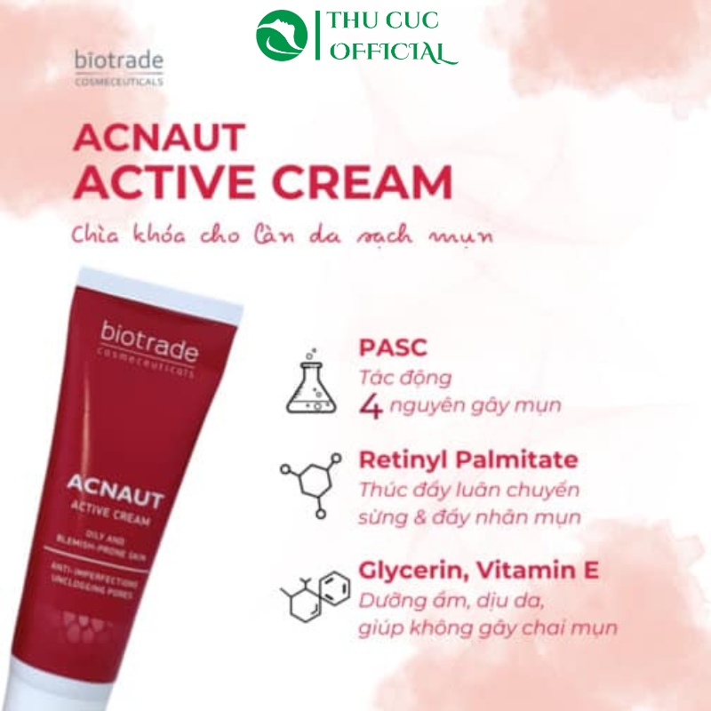 Thành phần trong Biotrade Acnaut Active Cream