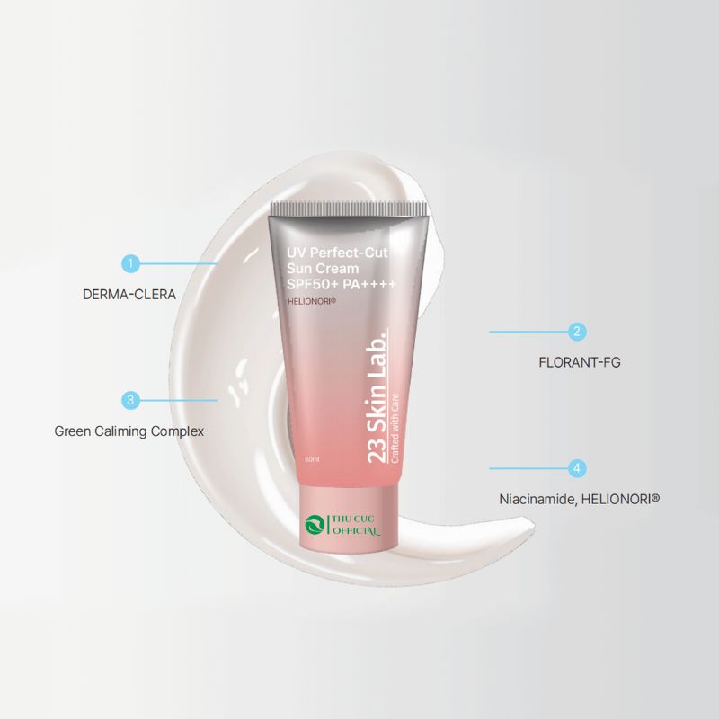 Thành phần trong 23 Skinlab UV Perfect-Cut Sun Cream