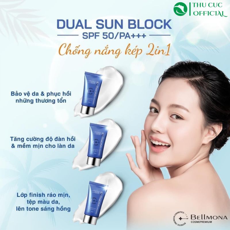 Công dụng của kem chống nắng Bellmona