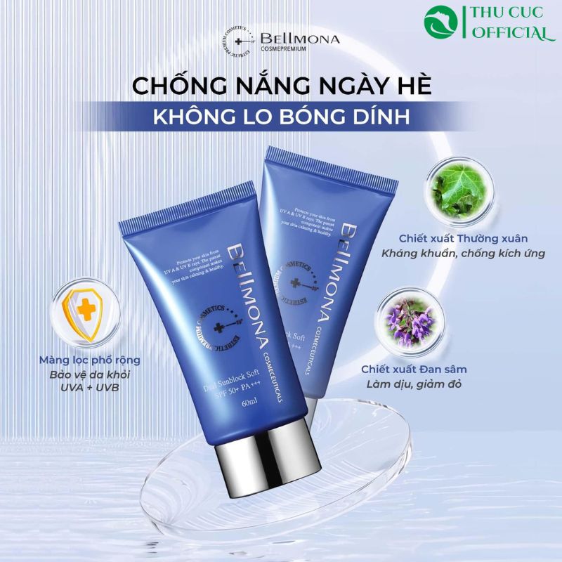 Ưu điểm của Bellmona Dual Sunblock Soft
