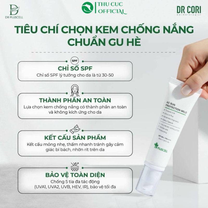 kem chống nắng Dr Pluscell AC Sun Protection Mild