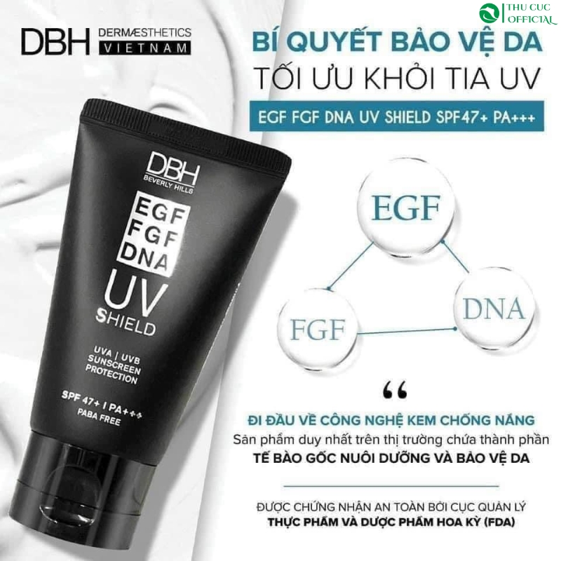 Thành phần trong DBH EGF UV Shield