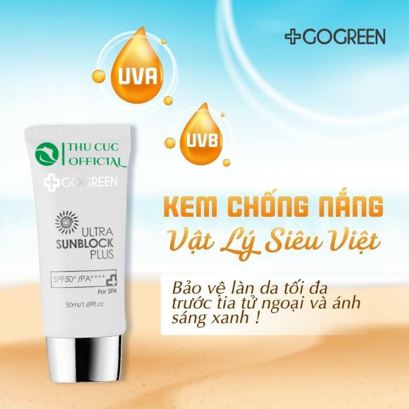 Kem chống nắng Gogreen Hàn Quốc