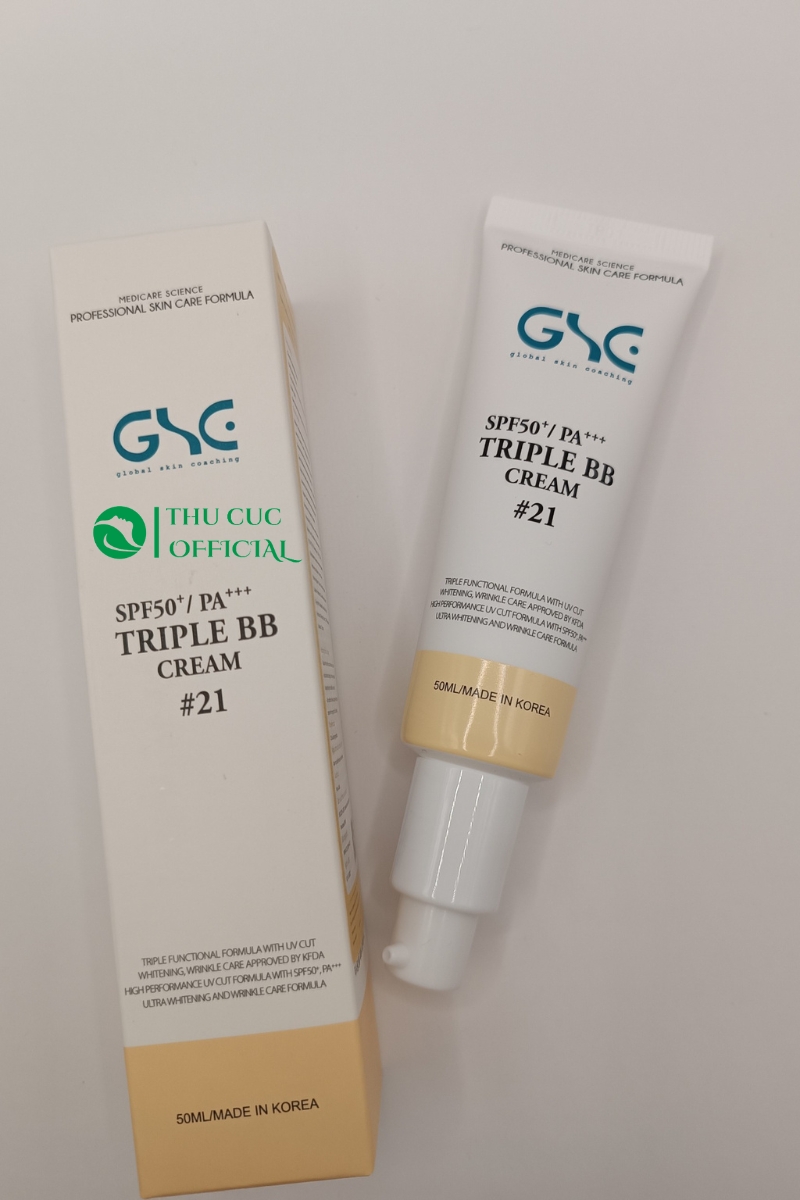 Kem nền chống nắng BB GSC Triple Cream