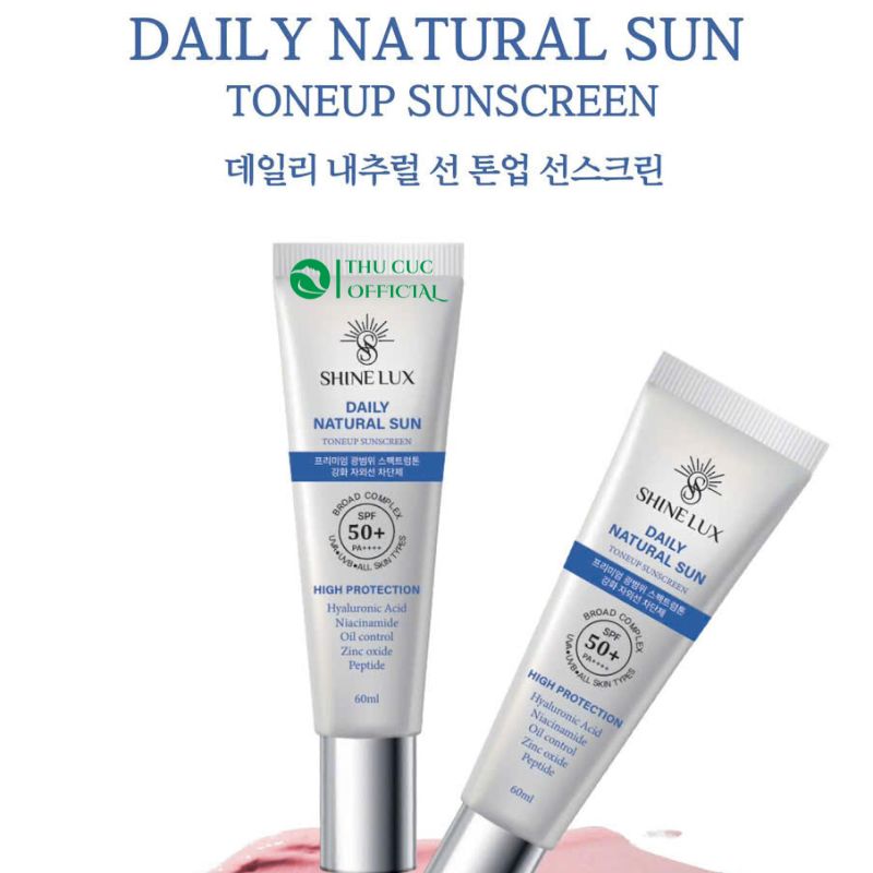 Kem chống nắng Shine Lux Tone Up