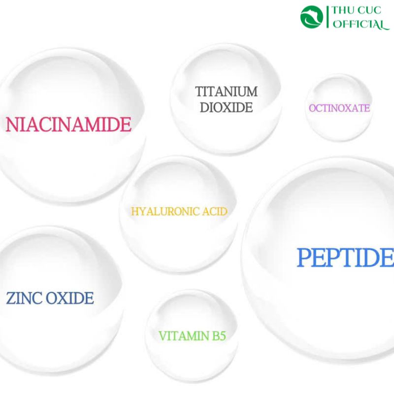 Thành phần trong Kem chống nắng Shine Lux Tone Up