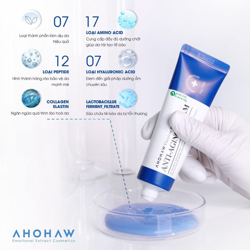 Thành phần chính trong kem dưỡng Ahohwa Anti- Aging