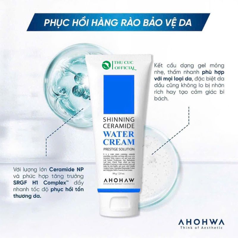 Công dụng của kem dưỡng ẩm Ahohwa