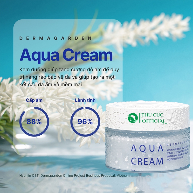 Công dụng kem dưỡng ẩm Derma Garden