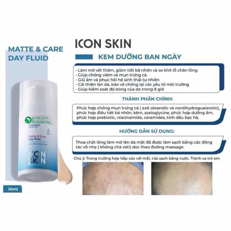 Kem dưỡng ICon Skin cho da dầu mụn