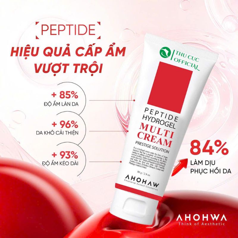 Đánh giá hiệu quả sử dụng Ahohwa Peptide Hydrogel Multi Cream
