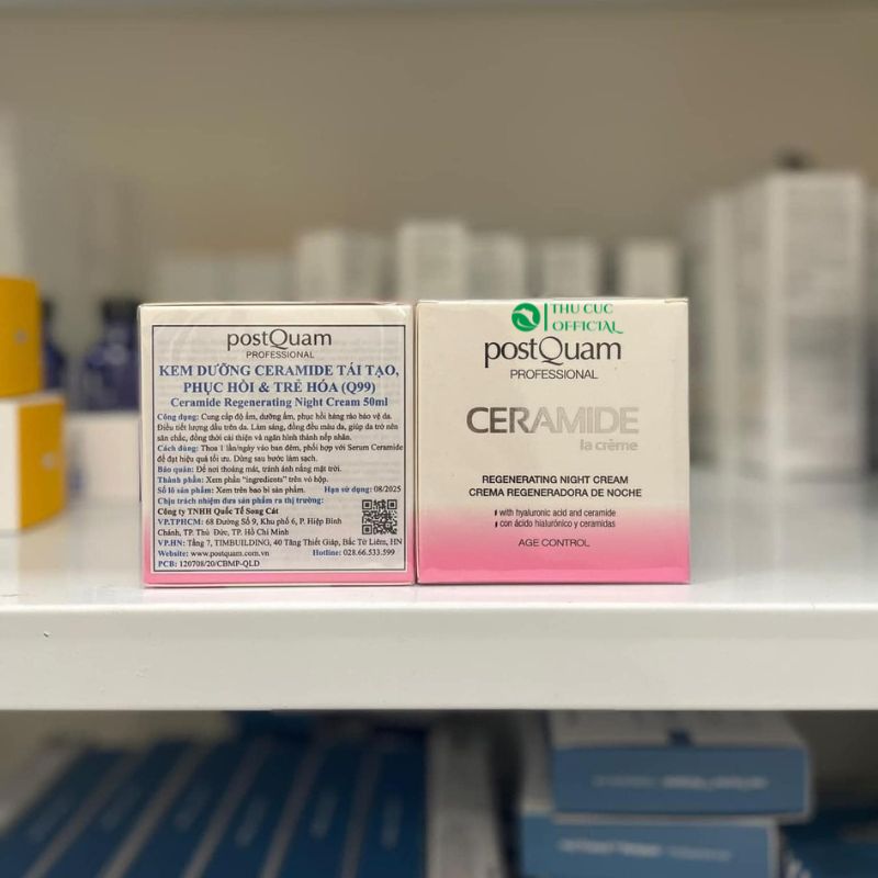 Kem dưỡng đêm PostQuam Ceramide