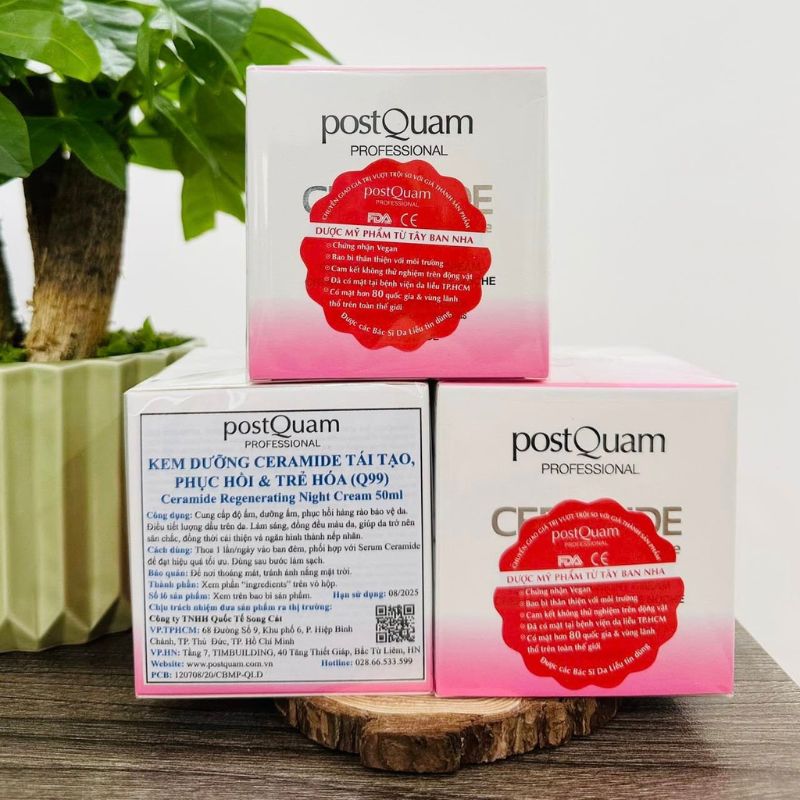 PostQuam Ceramide Regenerating Night Cream chính hãng