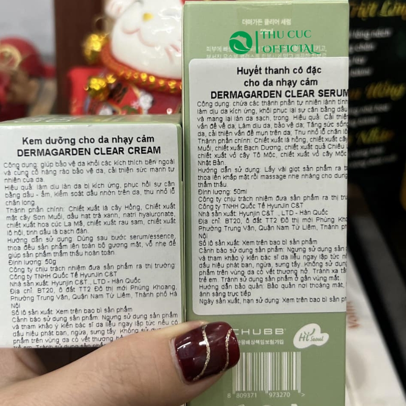 Combo Dermagarden Clear cho da mụn