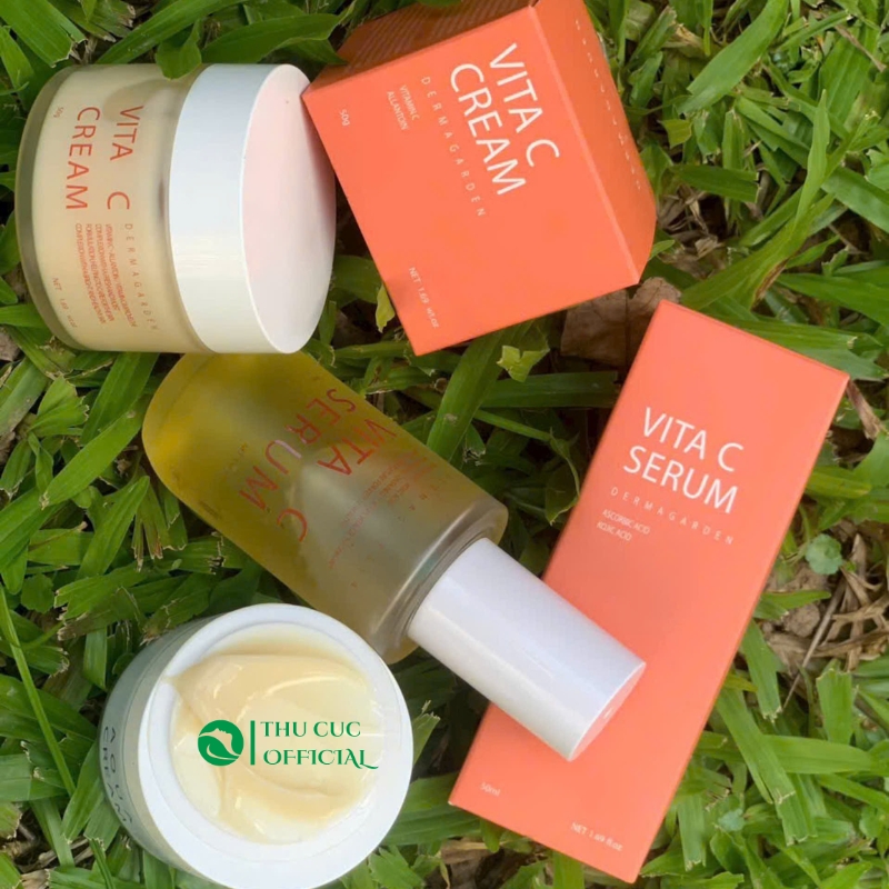 Combo Dưỡng sáng da Dermagarden Vita C