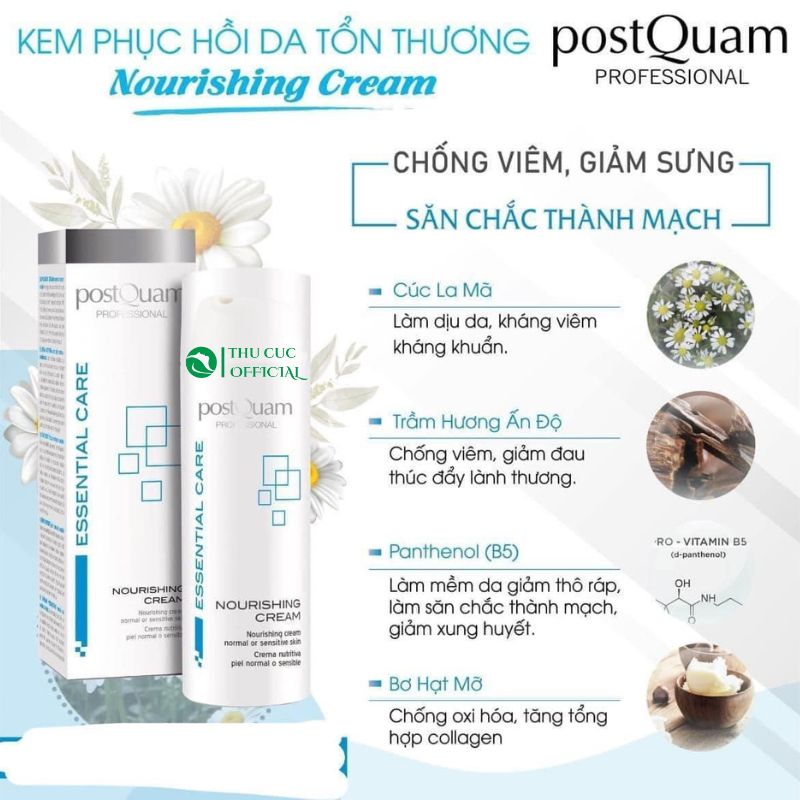 PostQuam Nourishing Cream phục hồi da nhiễm Corticoid
