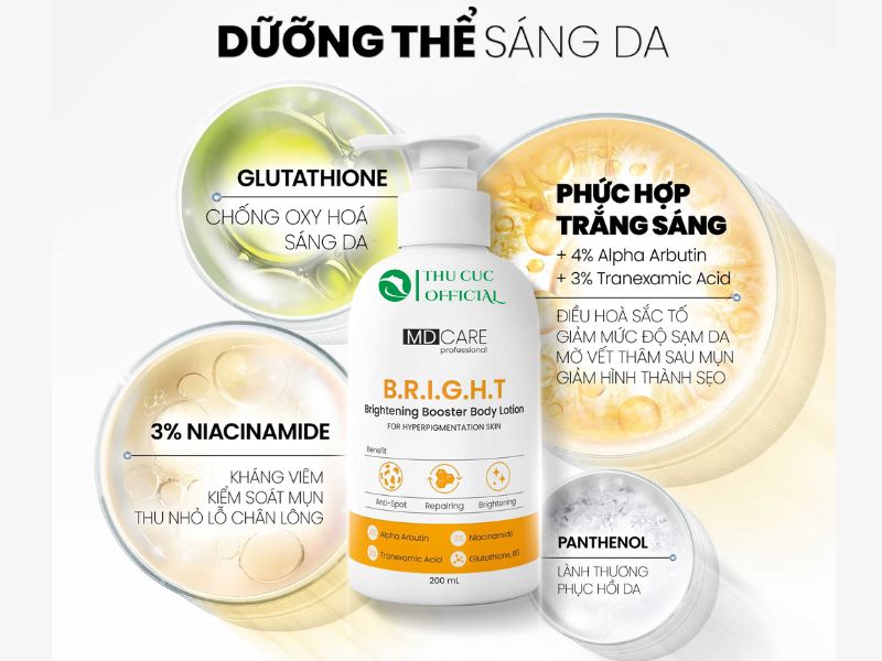 Kem dưỡng trắng da Agenas Body Lotion