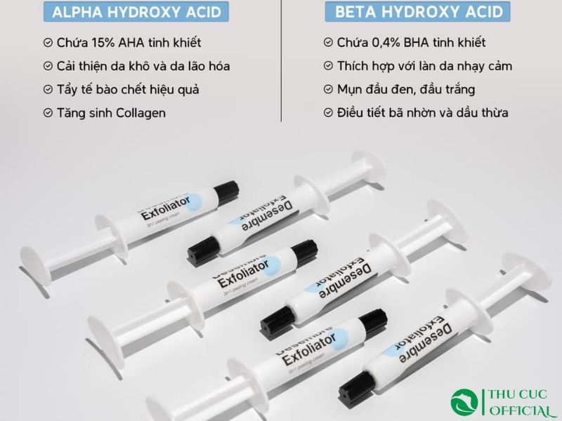 Peel dạng kem Desembre Exfoliator 3in1 Peeling Cream