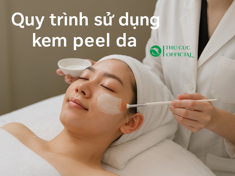 Quy trình sử dụng kem Peel da