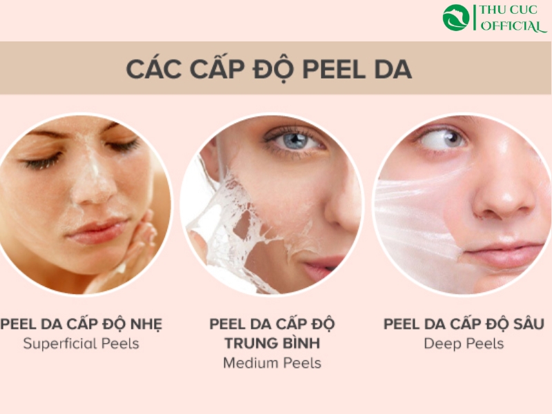 Mức độ tác động của kem peel da