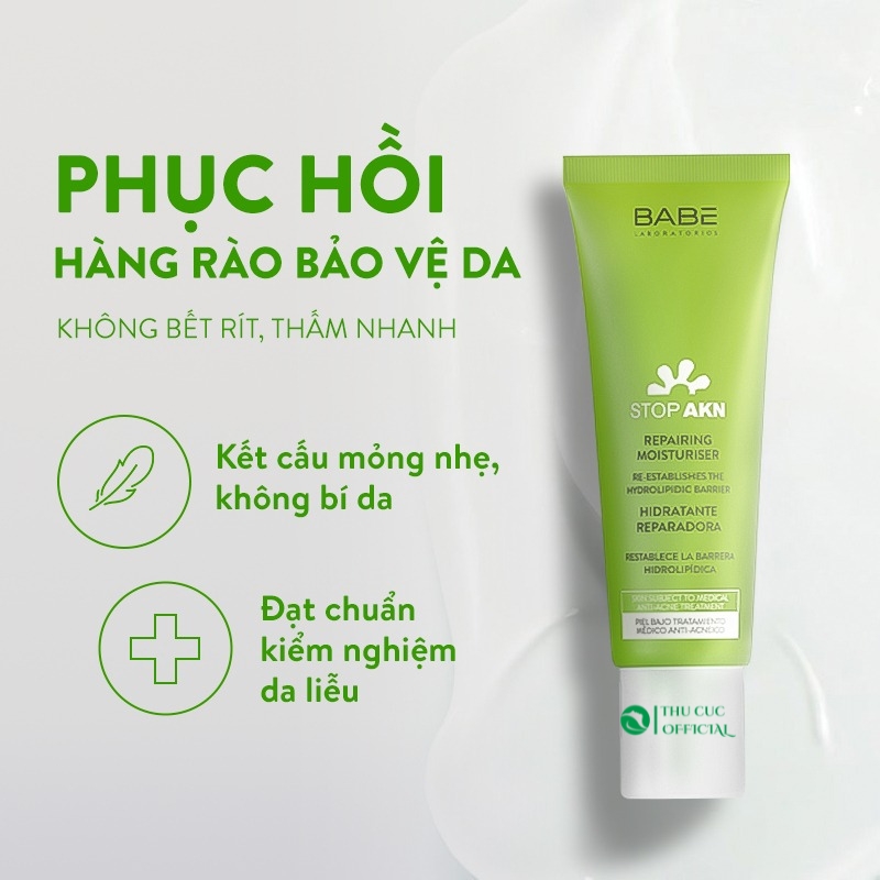 Kem dưỡng phục hồi da Babe