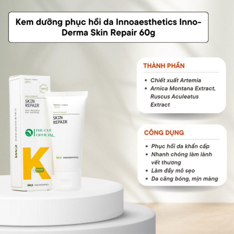 Innoaesthetics Skin Repair 60g cho da nhạy cảm