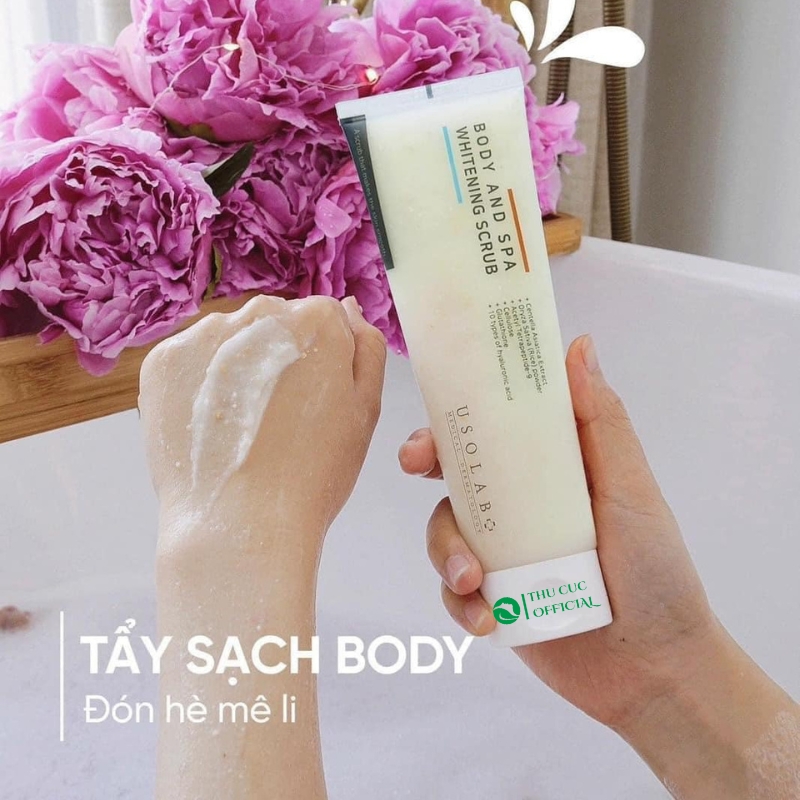 Kem tẩy da chết Usolab Body and SPA White Scrub