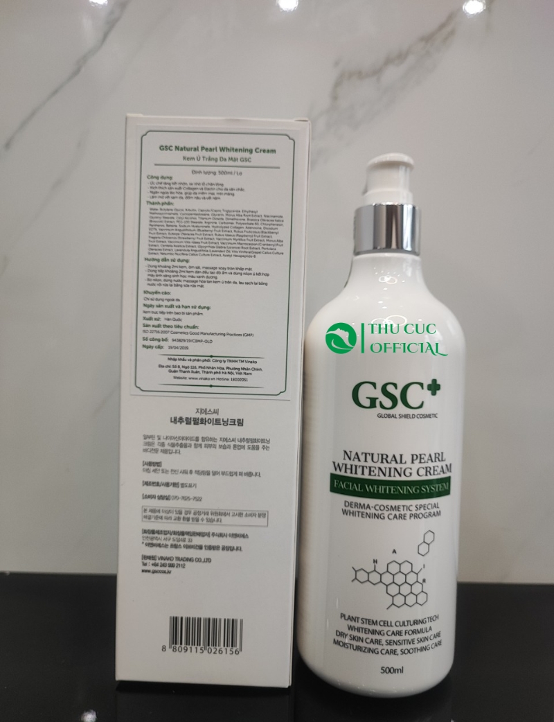 Kem ủ trắng mặt GSC+ không trắng ảo