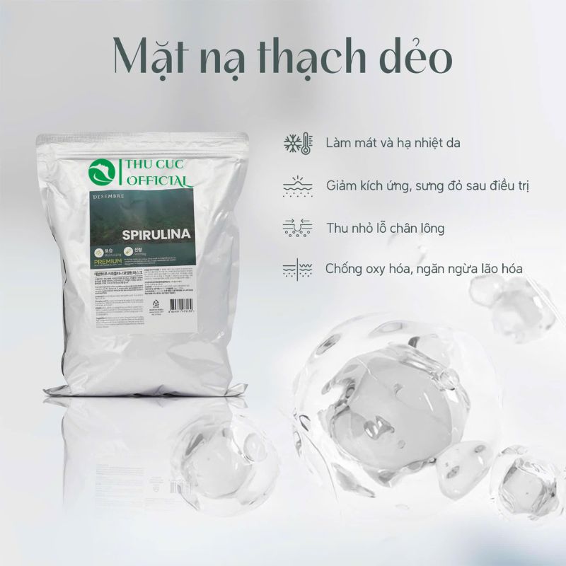 Công dụng của Mặt nạ Desembre Premium Spirulina Modeling Mask