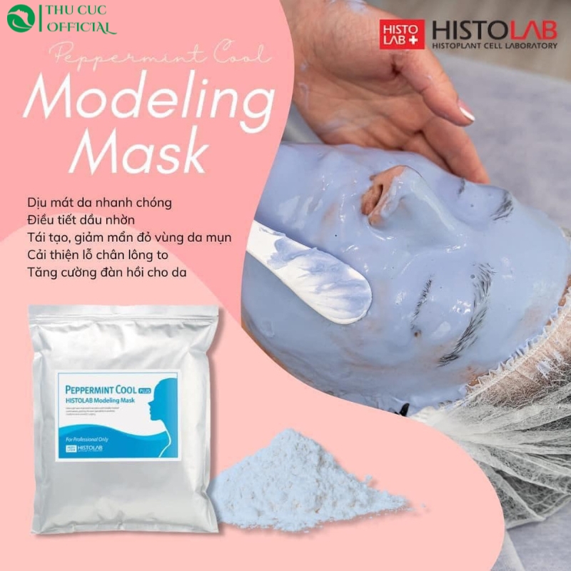 Hướng dẫn đắp bột mặt nạ bạc hà dịu da Histolab