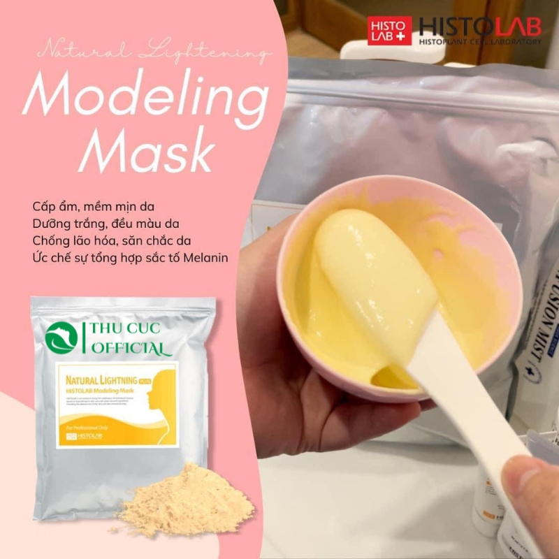 Cách đắp mặt nạ dẻo Histolab sáng da