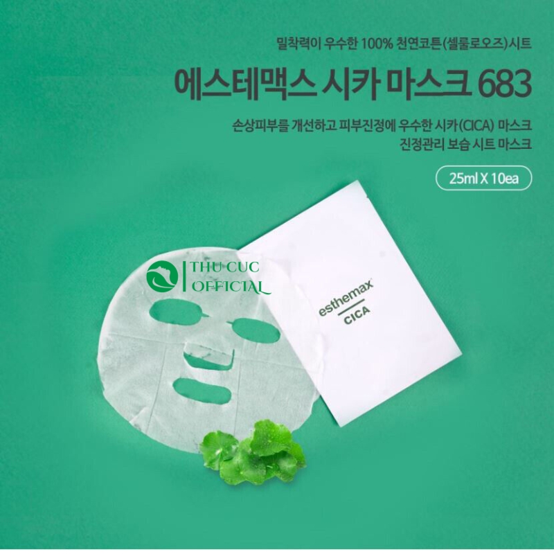 Esthemax CICA Mask chiết xuất rau má