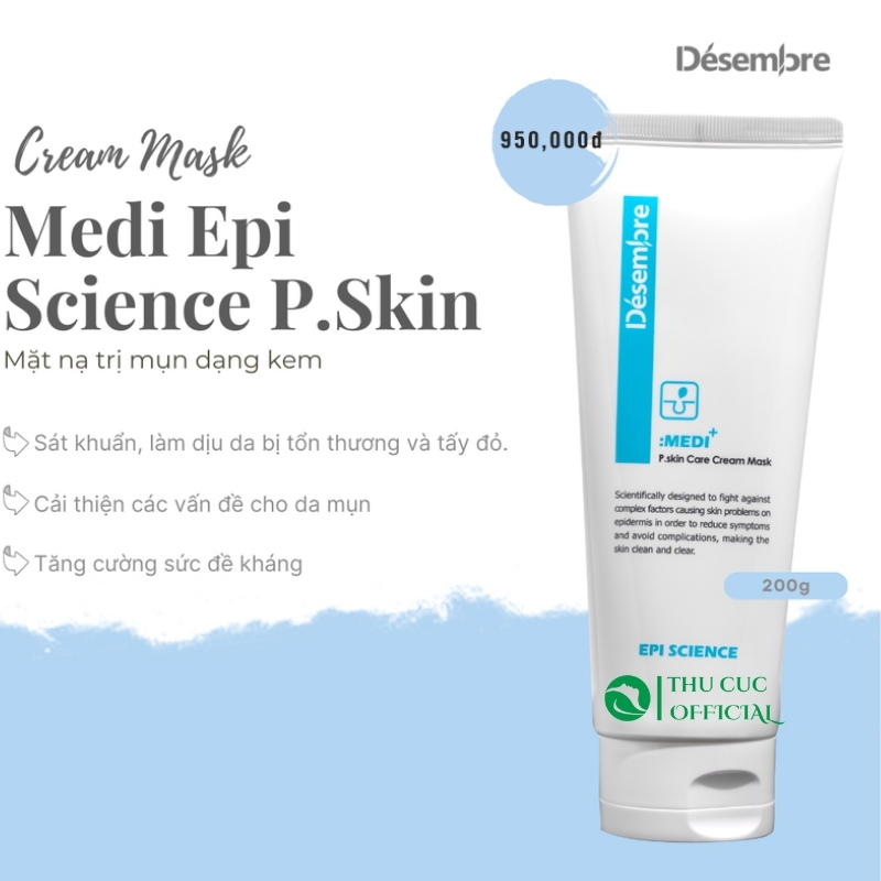 Công dụng của mặt nạ kem giảm mụn Desembre