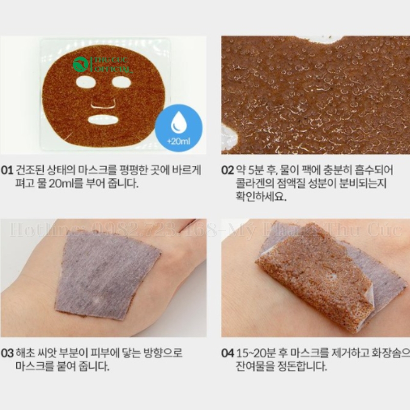 Hướng dẫn dùng mặt nạ tảo biển Desembre