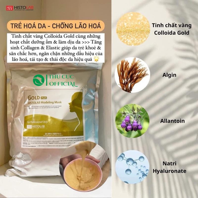 Công dụng của mặt nạ bột dẻo trẻ hoá da Histolab
