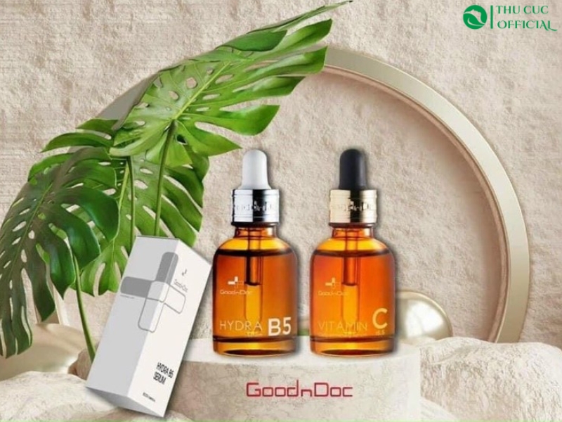 Combo Serum phục hồi và dưỡng trắng Goodndoc