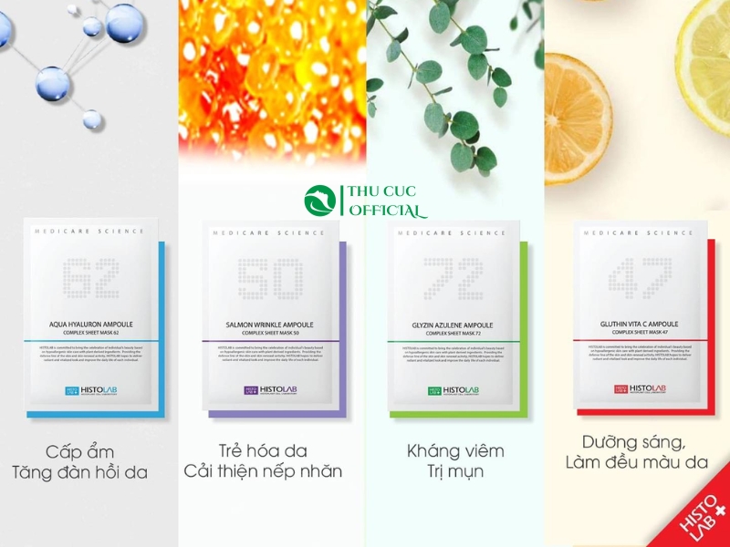 Mỹ phẩm Histolab với bao bì ấn tượng