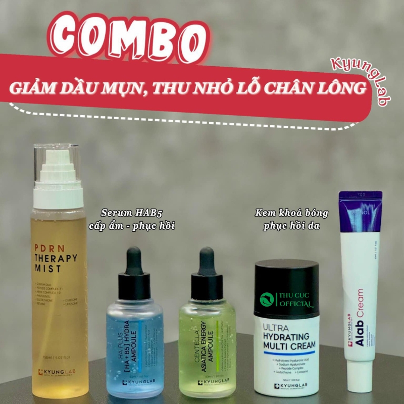 Bộ mỹ phẩm Kyung lab cho da dầu