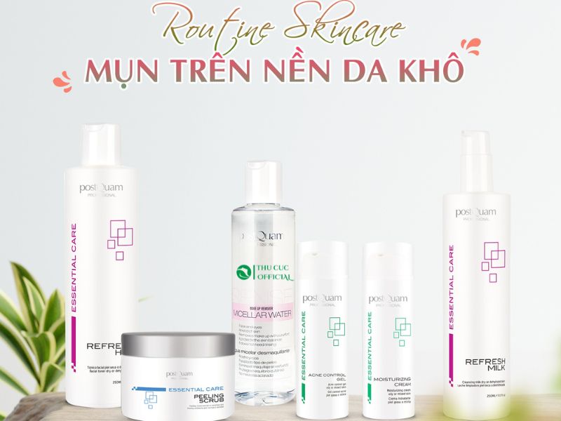 Mỹ phẩm PostQuam cho da khô