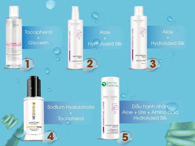 Routine PostQuam cho da yếu nhạy cảm