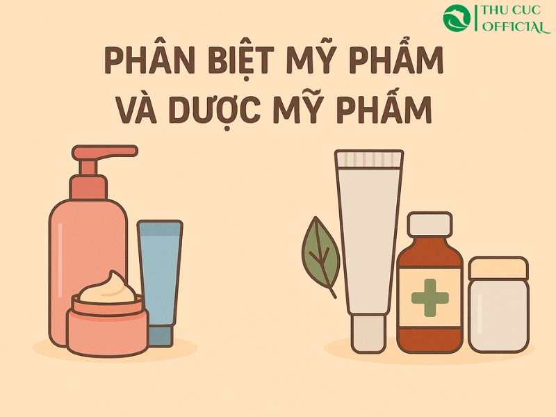 Sự khác biệt giữa mỹ phẩm và dược mỹ phẩm