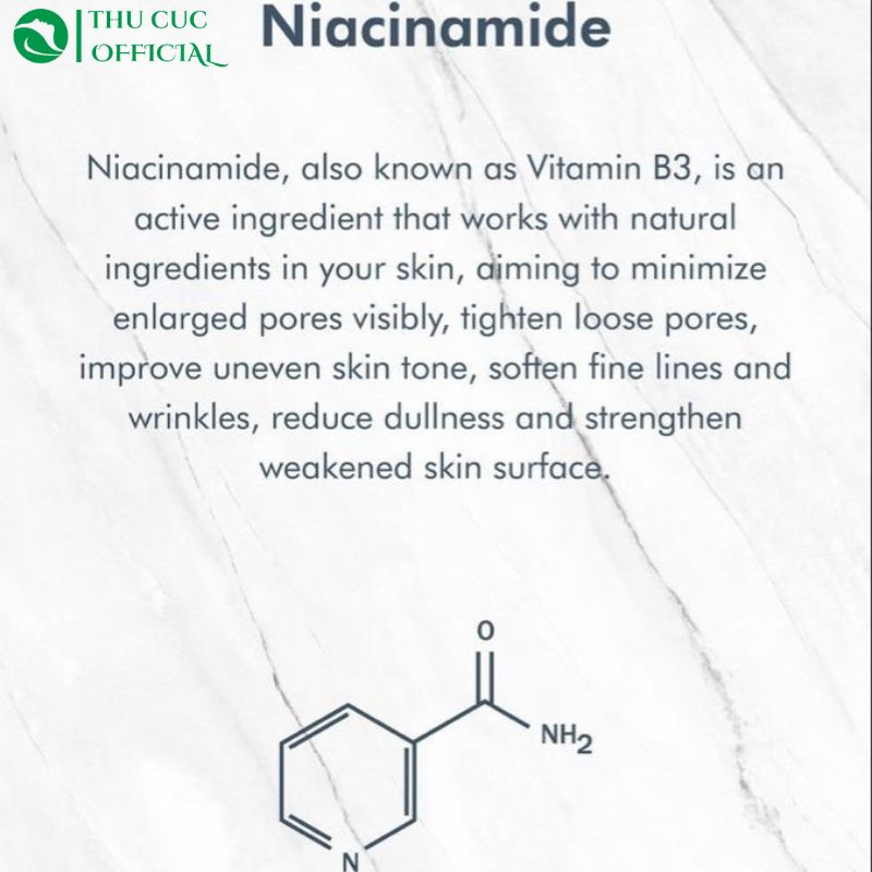 Bắt đầu với Niacinamide nồng độ thấp